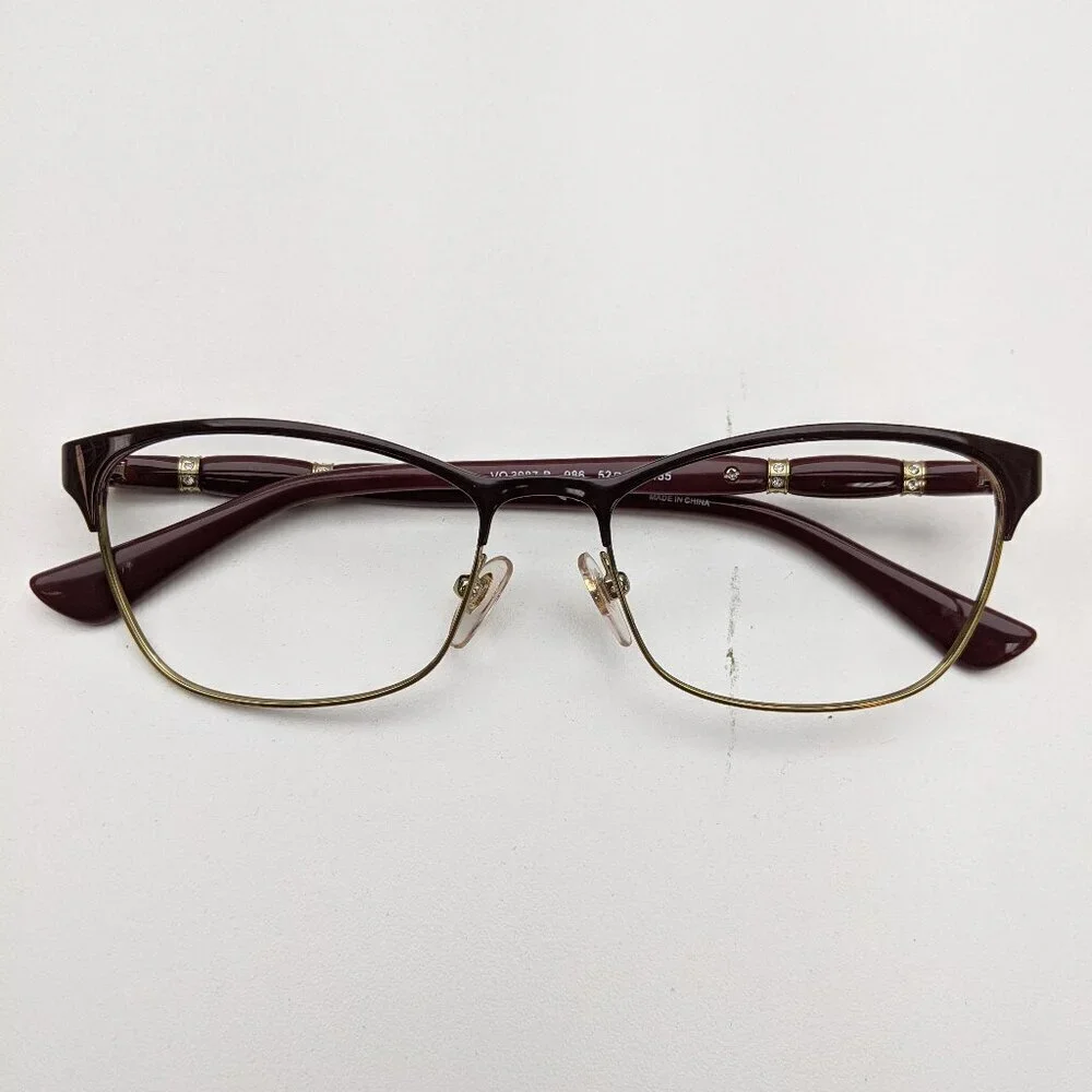 🕶️ Vogue VO3987-B 987 Burgundy Cat Eye Eyeglasses 52/16-135 / JLE242 🕶️​